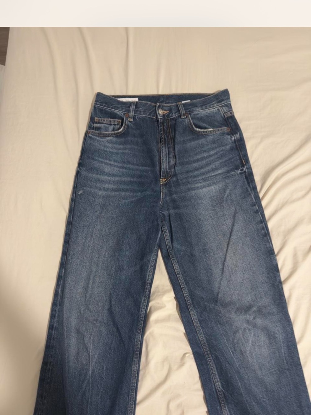 Zara Medium Blue Denim Jeans